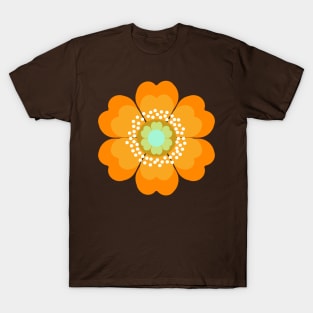 Retro 70s Flower T-Shirt